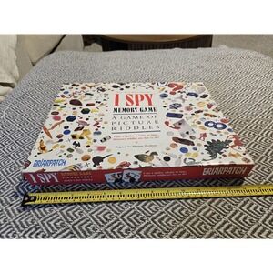 Vintage 1995 I SPY MEMORY GAME OF PICTURE  RIDDLES  BRIARPATCH See Description